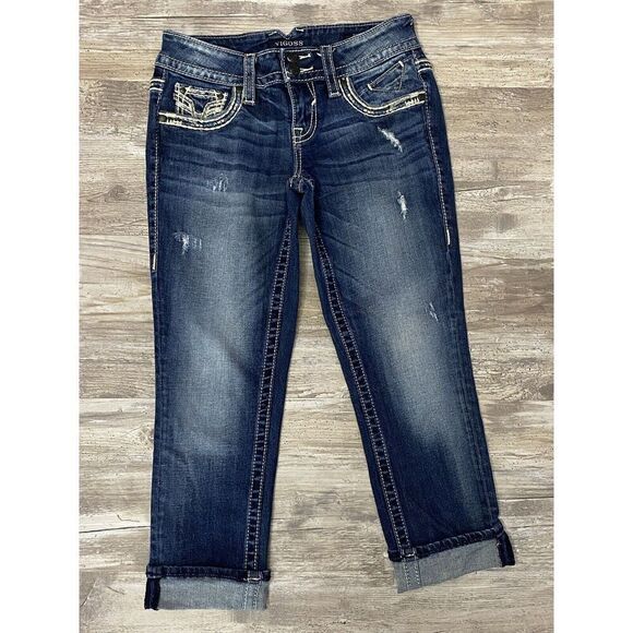 Vigoss Dublin Capri Jeans Women’s Size 1/2 - Picture 1 of 8